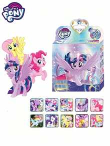 50 Peças Adesivos Oficiais Licenciados da Hasbro "", Padrões de Personagens de Desenho Animado, Material À Prova d'Água, Adequado para Laptops, Copos, Bagagens, Bicicletas, Adesivos Decorativos de Moda Criativa, Presente de Surpresa de Natal, Halloween, Aniversário e Aniversário para Família e Amigos - Multicolorido - Visão 1