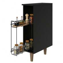 Gabinete Organizador de Cocina Madesa Nice Color Negro 10 - Negro - Ver 9