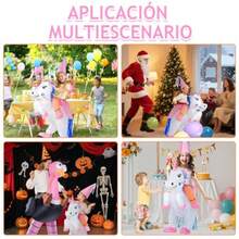 MIAOKE Disfraz Inflable para AdultosDisfraz Vaca Hinchable y Galleta de Jengibre Disfraces Halloween Hecho de Tela 210T Diseño con Ventana para Cosplay Fiesta Festival Navidad - 223246486 - Ver 7