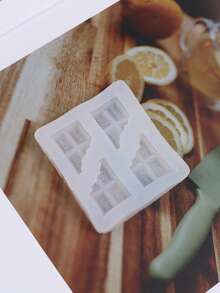 1pc Candle Mold, Suitable For Making Decorative Candles, Scented Candles And Aromatherapy Candles - White - View 6