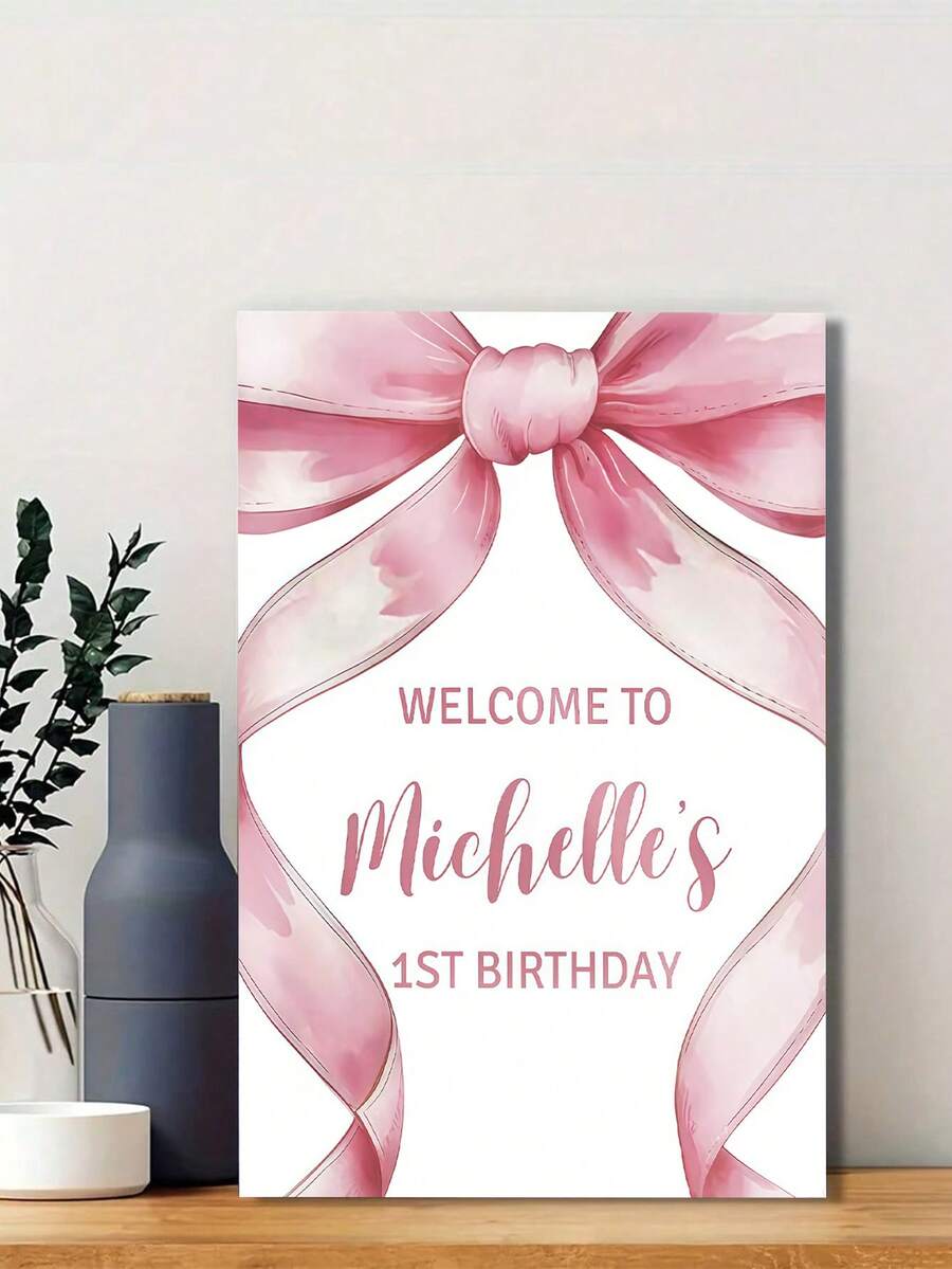 1pc Customizable Family Photo Canvas Framed Art, Personalized Family Canvas Print, Multi-Functional Canvas Photo By Printed Marketplace - Multicolor - View 1