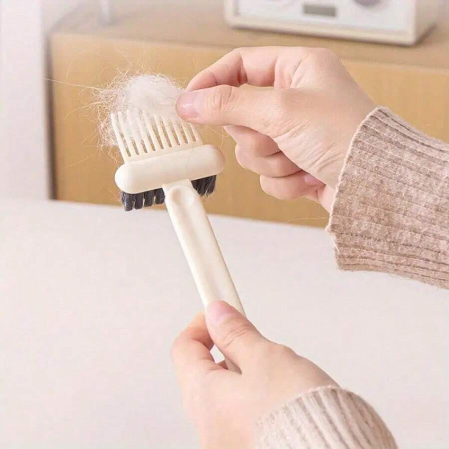 Cat Hair Brush, Remover, Pet Self-Grooming Brush, Deshedding Tool For Cats And Dogs