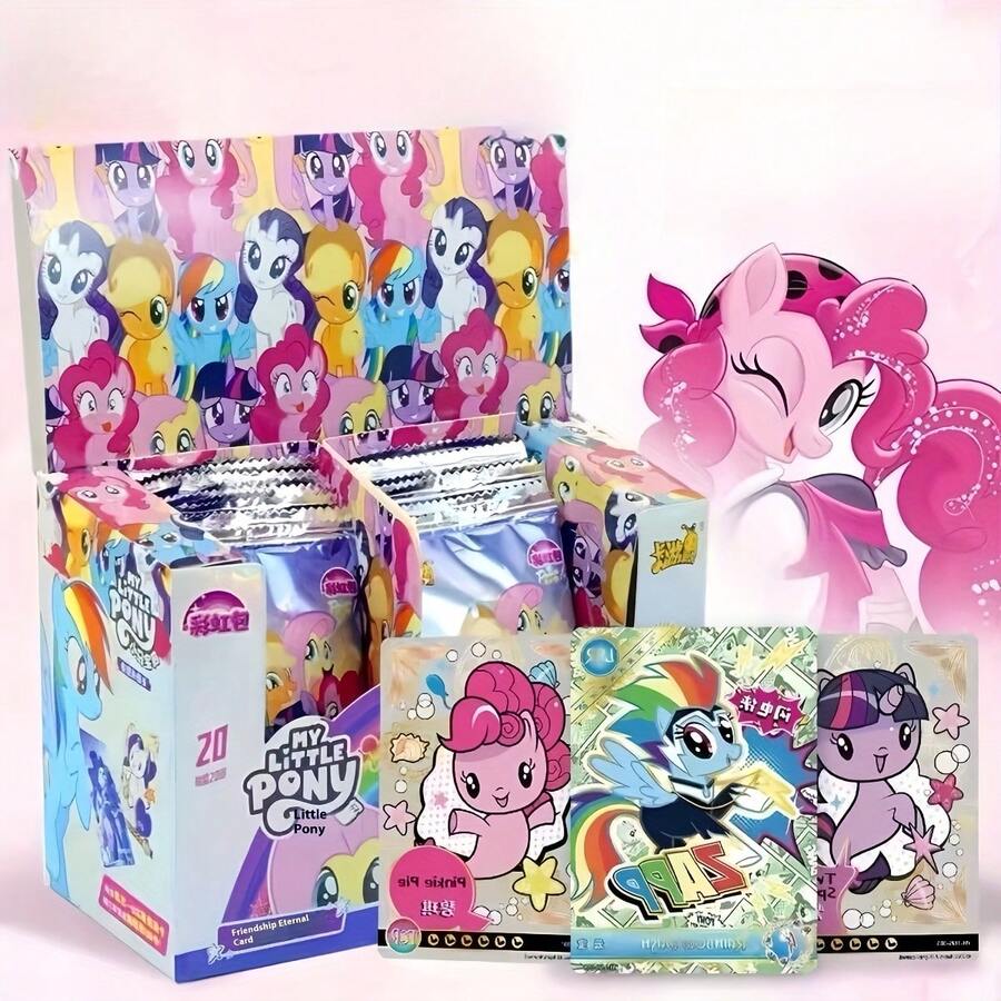 Bộ 1/3/5 thẻ dán My Little Pony - Thẻ sưu tầm tự dính có thể tái sử dụng, họa tiết nhân vật sống động, chất liệu nhựa và giấy bền, bề mặt mờ, phù hợp cho người sưu tầm và người đam mê thẻ, thiết kế vui nhộn, chất liệu thẻ cao cấp. - Nhiều màu - Xem 1