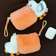 1pcs  Cute Mini Camera Bag, Pelican Bag, Furry Coin Purse, Key Bag, Key Chain Pendant, Portable Headphones, Stationery Bag, Storage Bag - Pelican Coin Purse - View 8