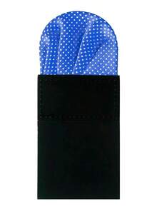 Men Pocket Squares - 皇家藍 - 查看 10