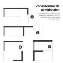 Sofá seccional Cloud de 274 cm, sofá modular sin estructura con forma de L y asiento profundo, sofá tapizado moderno y cómodo para sala de estar, no requiere montaje (Chenilla, gris) - Gris - Ver 5