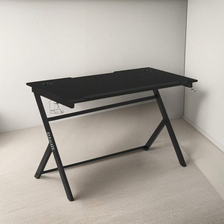 Escritorio Ergonómico Gamer De Alta Calidad Color Negro - Negro - Ver 1