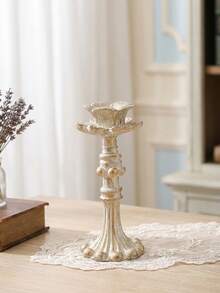Bộ 1 chân nến kiểu Pháp cổ điển, đồ trang trí nhà cao cấp, đế nến thơm, trang trí bữa tối dưới ánh nến, trang trí bàn ăn, trang trí bàn làm việc, trang trí tiệc Valentine, trang trí phòng, quà tặng. - Nhiều màu - Xem 14