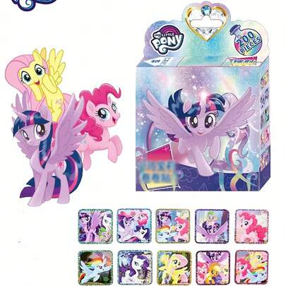  50PCS Hasbro Officially Licensed Stickers Character Image Waterproof Material Laptop Water Cup Luggage Bike Creative Fashionable Decorative Stickers Christmas Halloween Birthday Anniversary Surprise Gifts For Family And Friends