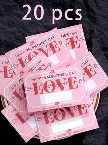 10张/20张刮刮乐爱情券，DIY情人节爱情券，DIY浪漫情侣约会刮刮卡，夜晚卡，送给妻子、丈夫的情侣礼物，结婚纪念日，母亲节