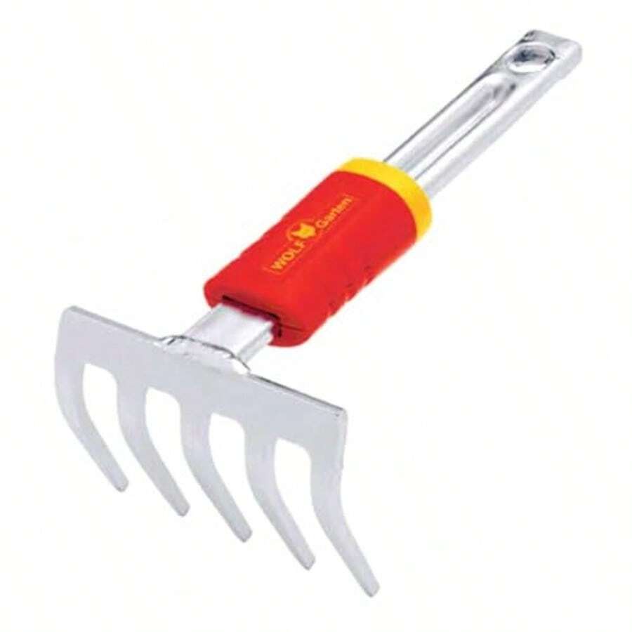 Wolf Garten LJM 8 Cm Multi-Change Small Rake - SilverRed - View 1