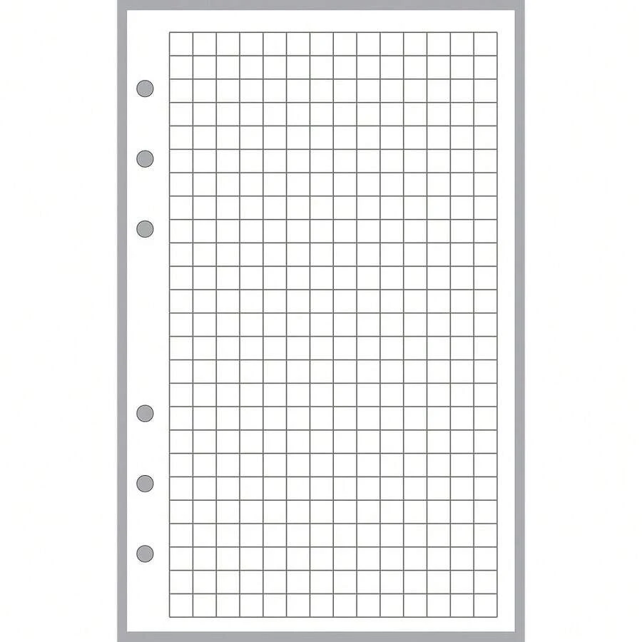 Compact Size Graph Paper Refill, Sized And Punched For Franklin Covey Compact And Other Notebooks (4.25\ X 6.75\) - Graph-gridPaper - View 1