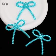 Candy Color Faux Pearl Big Bow Pendant, DIY Necklace, Earring Pendant, Sweater Chain Handmade Craft Material. This Product Is Used For DIY Handmade Decoration Accessories, Such As Headdress, Clothing, Evening Dress, Shoes And Hats, Weddings, Christmas, Handicrafts, Etc. - Multicolor - View 14