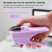 1pc & Hole Punch Tool, Suitable For Binding Notebooks And Scrapbooks, School & Office Supplies, Back To School Essentials