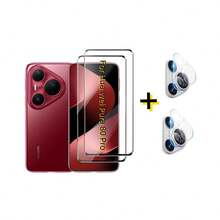 4pcs Lens Protector Compatible With Huawei Pura 80/80 Pro/80 Ultra/70/70Pro/70Pro+/70Ultra/Nova 14/14 Pro/Y73, Phone Safety Protective Screen Film, Device Protection, Fashionable Design, Perfect Fit, Durable Glass, High-Quality Protective Film, Phone Screen Protector, Tempered Glass Screen Protector Screen Protection Essentials, Applicable To Daily Shield, Office, Home Daily Shield Office Home Phone Accessories Waterproof Shockproof Anti-Fall Scratch Resistant - Clear - View 15