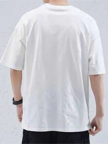 1pc Summer Outfits Mens Clothes Oversized T Shirt Funny If Grandpa Can't Fix It We're All Screwed Shirt, Fathers Day Shirt, Funny Grandpa Shirt, Gift For Grandpa, Funny Shirt Men, Grandpa Shirt - trắng - Xem 2