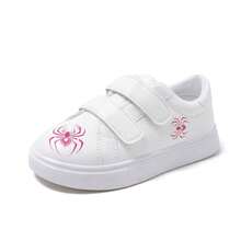 2026年春季最新款蜘蛛网图案设计运动鞋，休闲时尚白色鞋 - 白色 - 查看 16