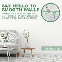 多用途墙面修补膏，适用于家居翻新与维护、涂鸦遮盖、裂缝填充