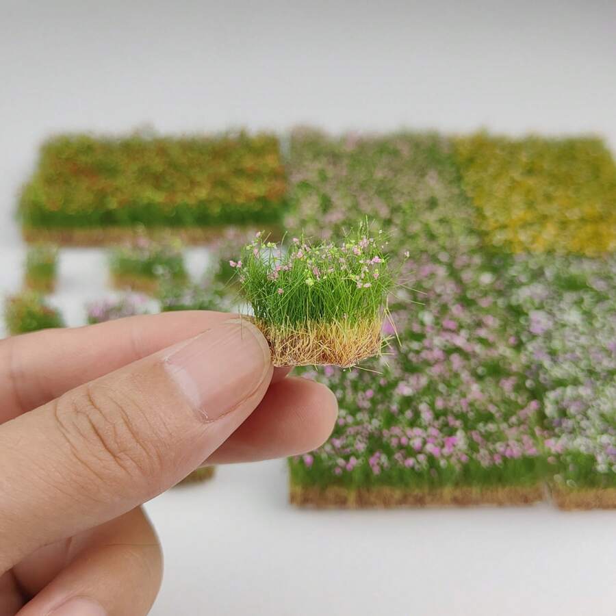 12毫米高手工撕花簇，适用于微缩景观DIY立体模型 - 如圖所示 - 查看 1