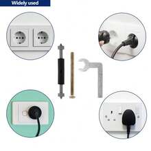 10PCS Switch Socket Cassette Screws Support Rod Wall Mount Box Repair Tools Kit