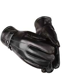 Găng tay nam giữ ấm, chống lạnh, chống trượt, chống thấm nước, chống gió, dùng cho xe máy, có màn hình cảm ứng, cảm ứng, dày dặn. - Nhiều màu - Xem 4