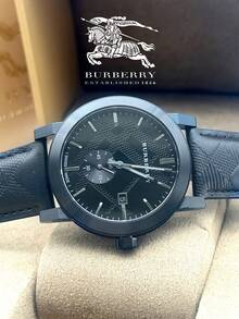 Burberry Men's Watch The City Black Print - Black - View 10