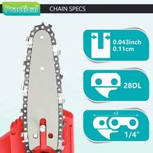 2Pack 4 Inch 6 Inch Mini Chainsaw Chain For Replace Blade Mini Chainsaw Hand Held - 黑色 - 查看 5