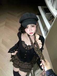 Women Tops - Black - View 6