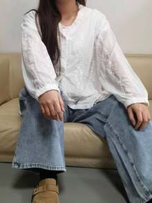 女士连帽轻薄透气宽松防晒衬衫，夏季