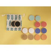 Brinquedo Montessori Tabuleiro Tátil Jogo de Correspondência Sensorial, Brinquedo de Treinamento de Reconhecimento de Cores, Percepção Cognitiva e Memória, Brinquedo de Desenvolvimento da Primeira Infância, Presente de Natal e Halloween - Multicolorido - Visão 8
