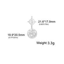 AMAXER 1pc Stainless Steel Witch Star Pendant, Suitable For DIY Jewelry Making, Bracelets, Necklaces, Keychains - Retro Series - View 12