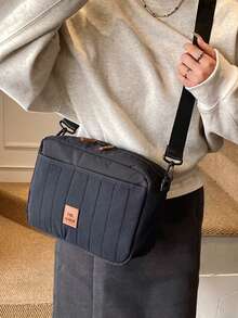 1pc Mommy Bag, Multifunctional Maternity Diaper Bag, Handheld & Crossbody 2-In-1, Multi-Compartment Baby Supplies Organizer, Soft Stroller Bag For Moms