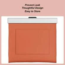 Car Seat Back Magnetic Waterproof Leather Trash Bag Organizer - Car Seat Back Magnetic Waterproof Leather Storage Bag - View 6