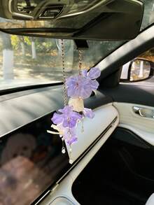 汽车挂饰，创意汽车后视镜吊坠装饰，汽车内饰花流苏挂件 - A - 查看 8