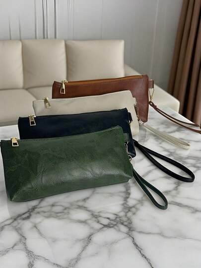 1pc Multi-Color Artistic Brush Roll Pencil Case, Minimalist Multi-Purpose Student Stationery Bag, Retro Fashion Minimalist Pencil Pouch, Suitable For Holiday Gifts, Back To School Essential, Personalized And Stylish, Large Capacity To Hold Daily Pens, Erasers And Other School Supplies. Applicable For Daily Leisure, Commuting, Shopping And Other Scenarios