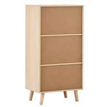 Dining Room Living Room Sideboard Chest Of Drawers Standing Cabinet Storage Sideboard TV Table With Doors And Drawers Sideboard With Large Storage Space Width 60 Cm - Khaki - View 8