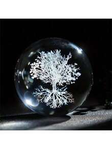 1pc Exquisite Dragon Crystal Ball Night Light, With USB Base, 8.0cm/5.99cm Crystal Ball Lamp, Decorative Gift Suitable For All - Multicolor - View 6