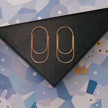 36pcs 2inch Jumbo Paper Clips With Clear Box, Rose Gold And Yellow Gold, Funny Cute Paperclips Bookmarks Planner Clips For Fun Office Supplies Schoolsss Gifts Wedding Decoration - Jumbo36pcs - View 5
