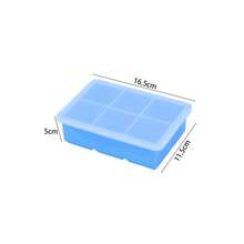 Large Silicone Ice Cube Tray With Removable Lid, Reusable, Square Ice Mold, Easy Release, Suitable For Cocktails, Whiskey, Stackable, Flexible - Multicolor - View 15
