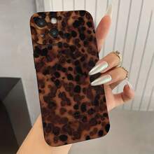 Ốp điện thoại họa tiết da báo màu nâu thời trang, tương thích với iPhone 17 16 15 14 13 12 11 Pro Max XS XR X 8 7 SE2 16e, vỏ bảo vệ mềm mại chống sốc. - Nhiều màu - Xem 7