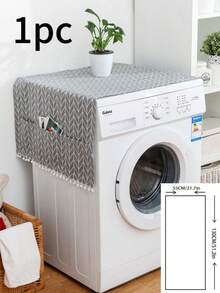 1/2 pièces Chiffon multi-fonctionnel anti-poussière, convient pour machine à laver, table de chevet, appareils électroménagers, décoration de la maison, toutes saisons, décoration de cuisine, articles ménagers, cadeau pour la fête des mères, décoration de chambre, jardin, décoration de cuisine, été, plage, accessoires de voyage, décoration de chambre, squishy, remise des diplômes - Gris - Voir 13