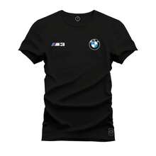 100% Cotton 30.1 BMW T-Shirt - Immediate Shipping - Special Offer - 黑色 - 查看 2