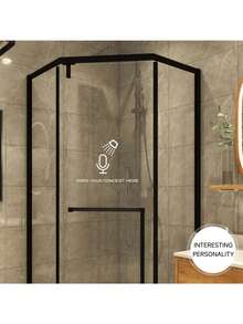 演唱会主题趣味静电贴纸，简约北欧ins风，无需胶水，可移除，适用于浴室、卧室、KTV、墙面和玻璃装饰 - 彩色 - 查看 6