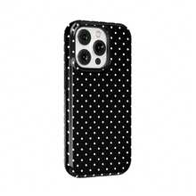 Black Polka Dot Phone Case, Compatible With IPhone 17/16/15/14/13/12/11 Pro Max - Black - View 3