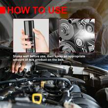 Homonth Car Engine Belt Noise Reducer, Car Engine Belt Noise Elimination And Maintenance Lubricant - Engine Belt Muffler - View 3