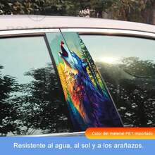 TendenciaSticker Pegatina Calcomania Protector Carro Pilares VentanasCalidad premium - BR150 - Ver 9