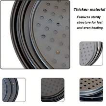 Carbon Steel Perforated Pizza Pan 10/11/12 Inch Non Stick Pizza Baking Tray Round Mupti Purpose Baking Tools Crispy & Bubbly - Multicolor - View 7