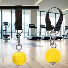 3 szt./zestaw piłek do podciągania z uchwytem wspomagającym siłę chwytu – trwała metalowa konstrukcja, nadaje się do drążka do podciągania, łopaty, fitnessu i ćwiczeń – idealne do domowej siłowni i aktywności na świeżym powietrzu - Wielokolorowe - Zobacz 3