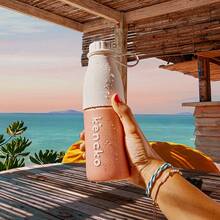 1/2/3个装便携式旅行水瓶 | 磨砂渐变时尚设计，带提手，防漏密封，轻便，适合户外/日常使用 - 白色 - 查看 2