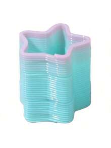 1pc Multi-Color Alien Rainbow Rings, Mini Spring Rings, Magic Rainbow Rings, Heart And Star Shaped, Suitable For Stocking Stuffers, Carnival Prizes, Birthday, New Year, Halloween And Christmas Gifts - Multicolor - View 3